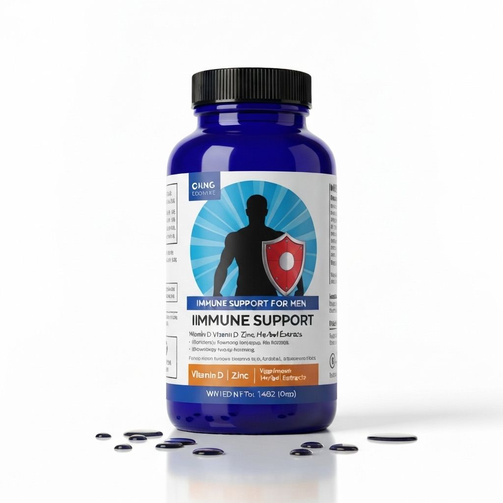 Immune system support vitamins for men