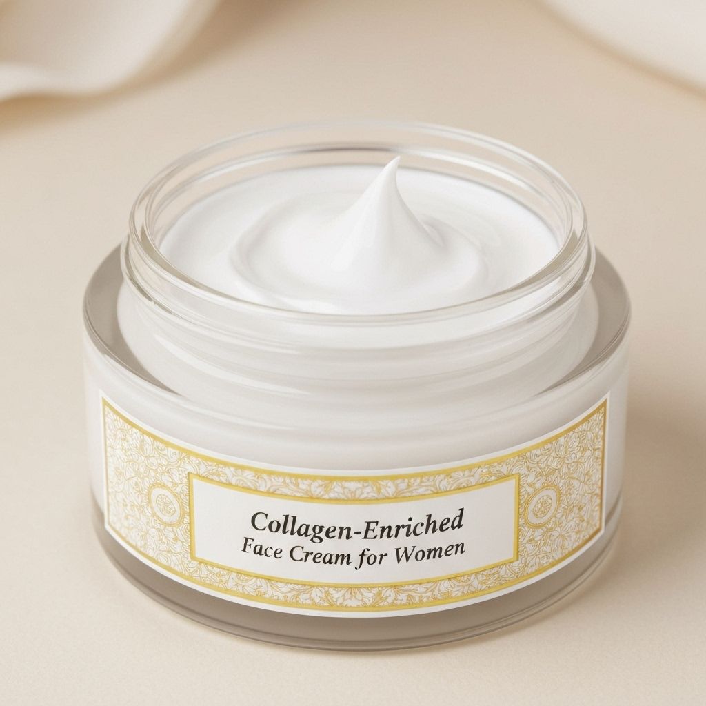 Collagen enriched face cream for women